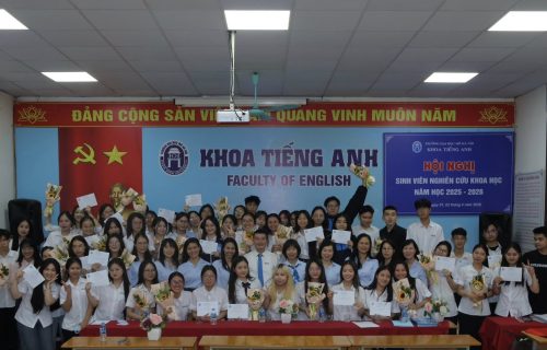Hội nghị sinh viên nghiên cứu khoa học cấp khoa 2026 – Khoa Tiếng Anh